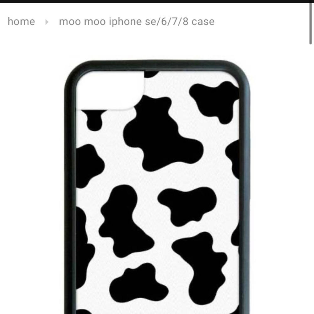 Wildflower moo moo iPhone case| 6s/7/8